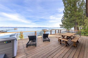 Towering Pines Lakefront - 3 BR w Hot Tub & Buoy